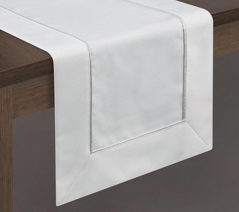 Bieżnik Madele biały 40 x 180 cm – subtelna dekoracja stołu