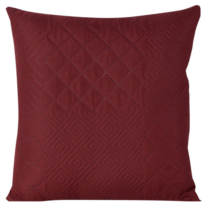 Poszewka Design91 bordowa 40 x 40 cm – doda ciepła wnętrzu