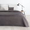 Narzuta microfibra czarna 170 x 210 cm – ochrona i styl