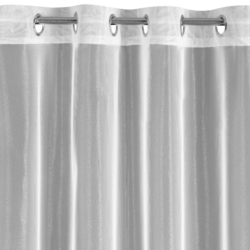 Firana gotowa ESEL biała 135 x 250 cm – rozświetla wnętrze