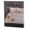 Komplet pościeli z makosatyny Limited Collection biała 160X200 – miękka z liśćmi miłorzębu