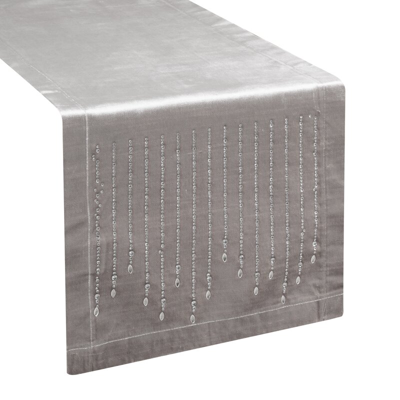 OBRUS ROYAL 3 35 X 140 CM BEŻOWY