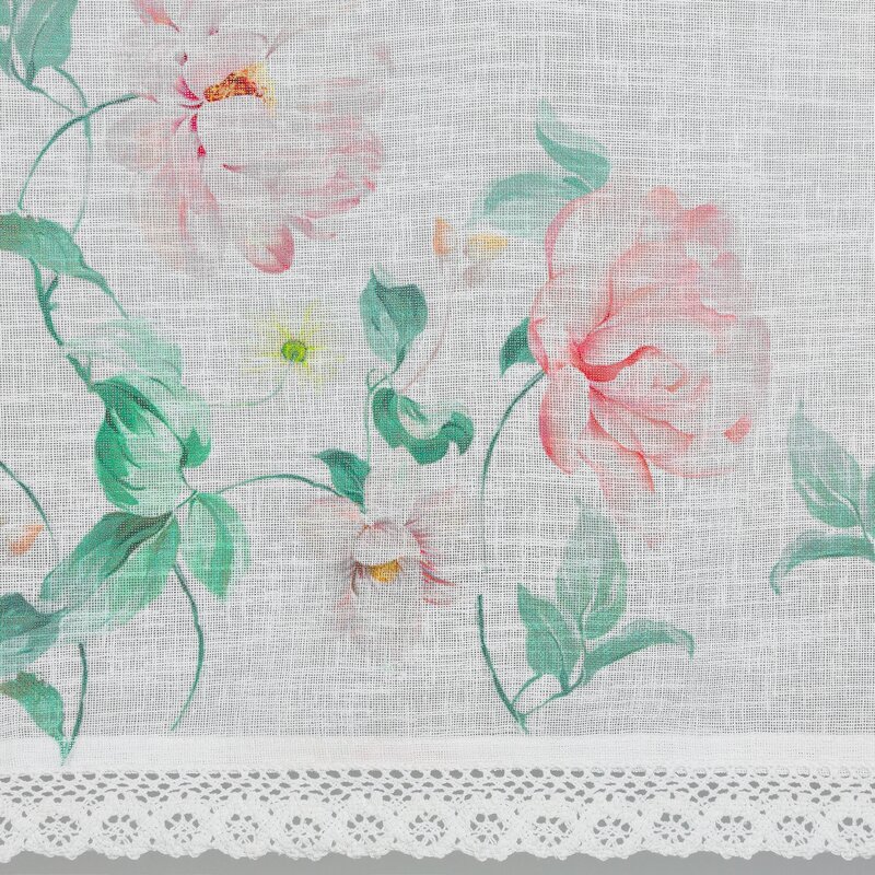 Firana gotowa Asteja biała 150 x 60 cm – rozprasza światło