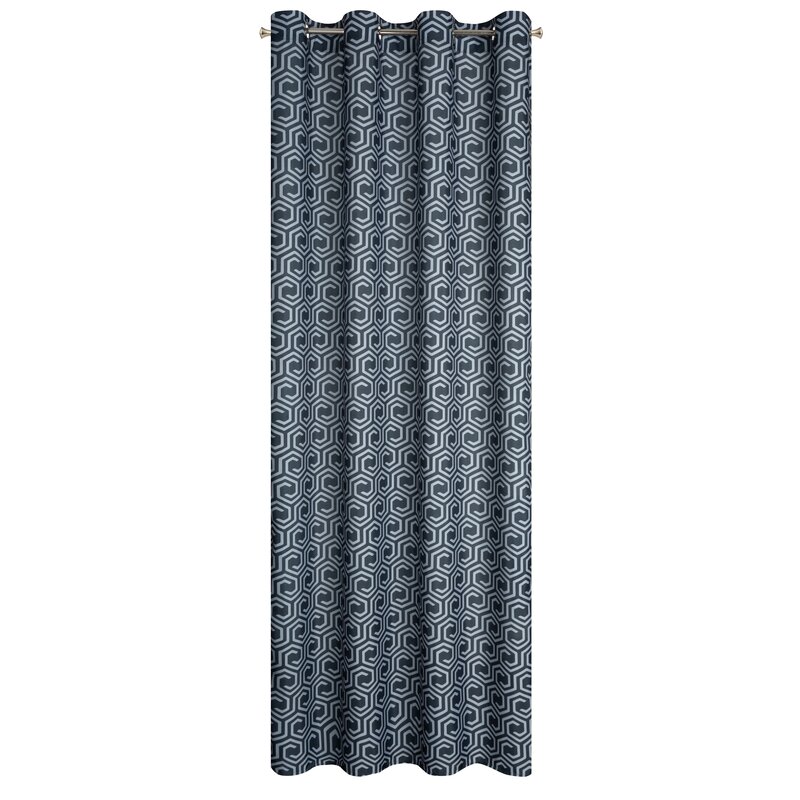 Zasłona gotowa D91 Juliet grafitowa 140 X 250 cm – wyrafinowany charakter
