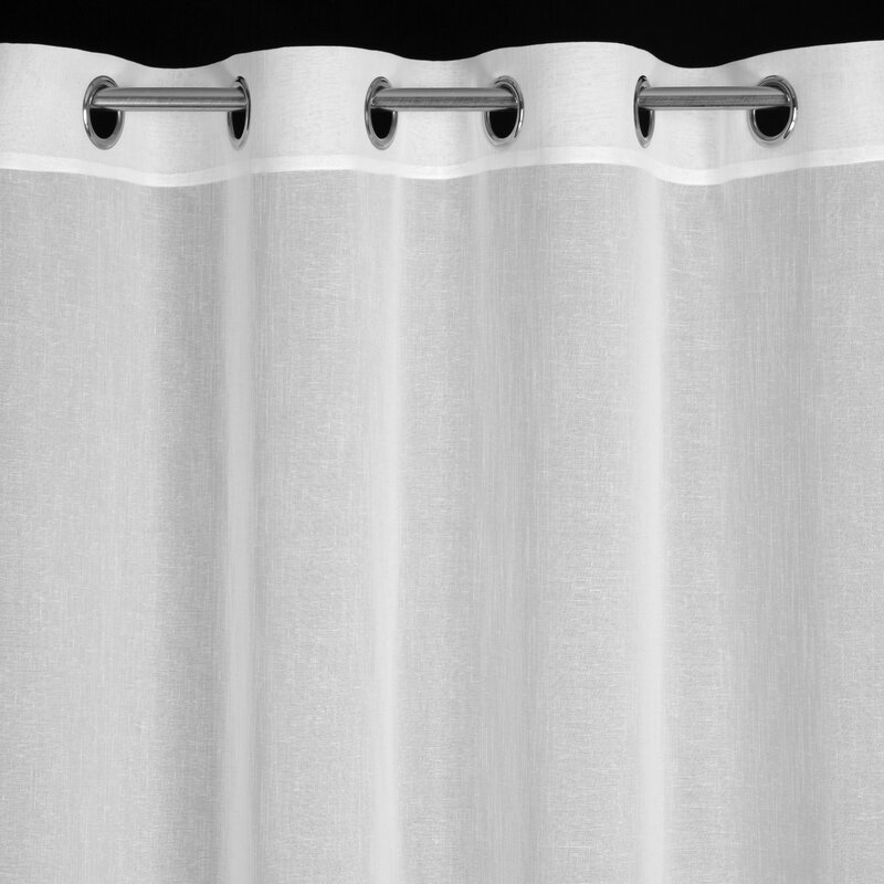 Firana gotowa Sandra biała 140 x 250 cm – dodaje lekkości