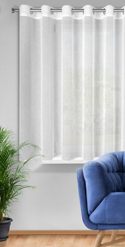 FIRANA GOTOWA SONIA 300 X 145 CM BIAŁY
