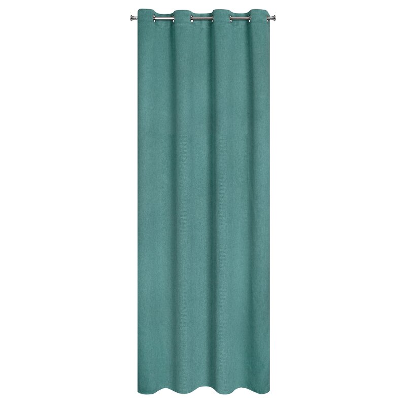 Zasłona gotowa Amaro turkusowa 140 X 250 cm – skuteczne zaciemnienie