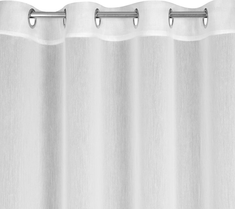 Firana gotowa Luna biała 140 x 250 cm – rozświetla wnętrze
