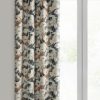 Zasłona gotowa Ambra granatowa 140 x 250 cm – zaciemniająca i stylowa