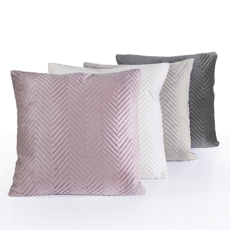 Poszewka velvet Sofia miodowa 45 x 45 cm – dodatek do relaksu