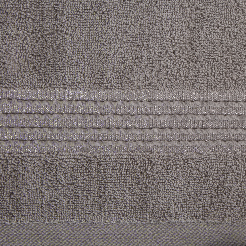 Ręcznik Lurex szary 50 x 90 cm – miękki i chłonny