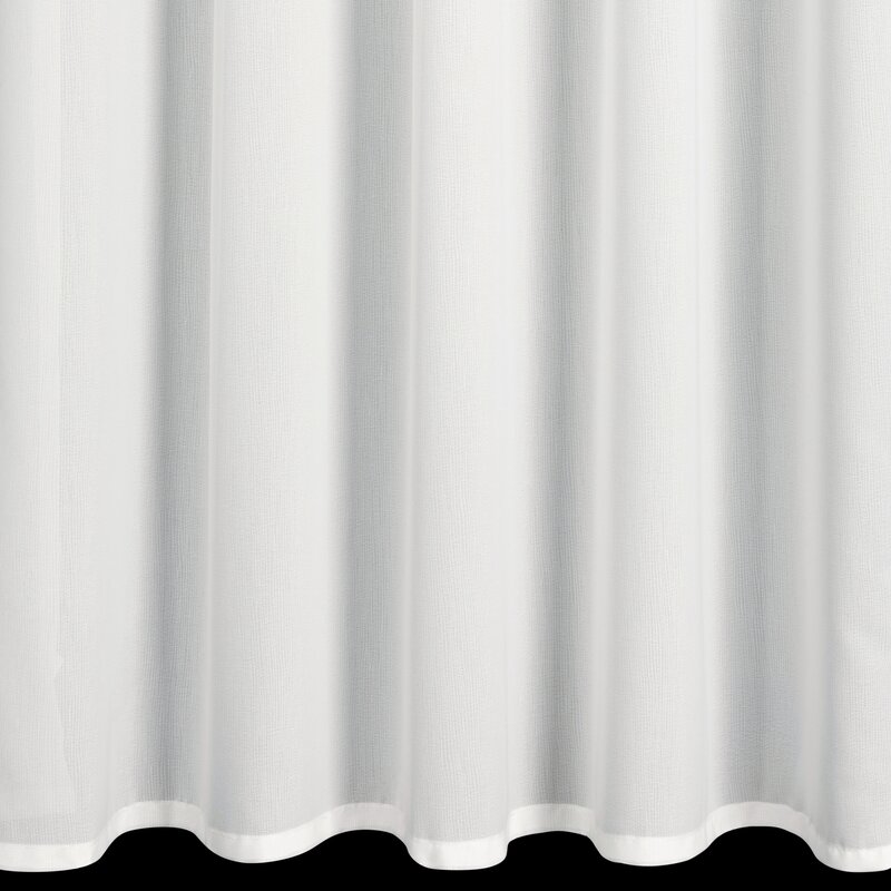 Firana gotowa biała 135 x 250 cm – rozświetla wnętrze