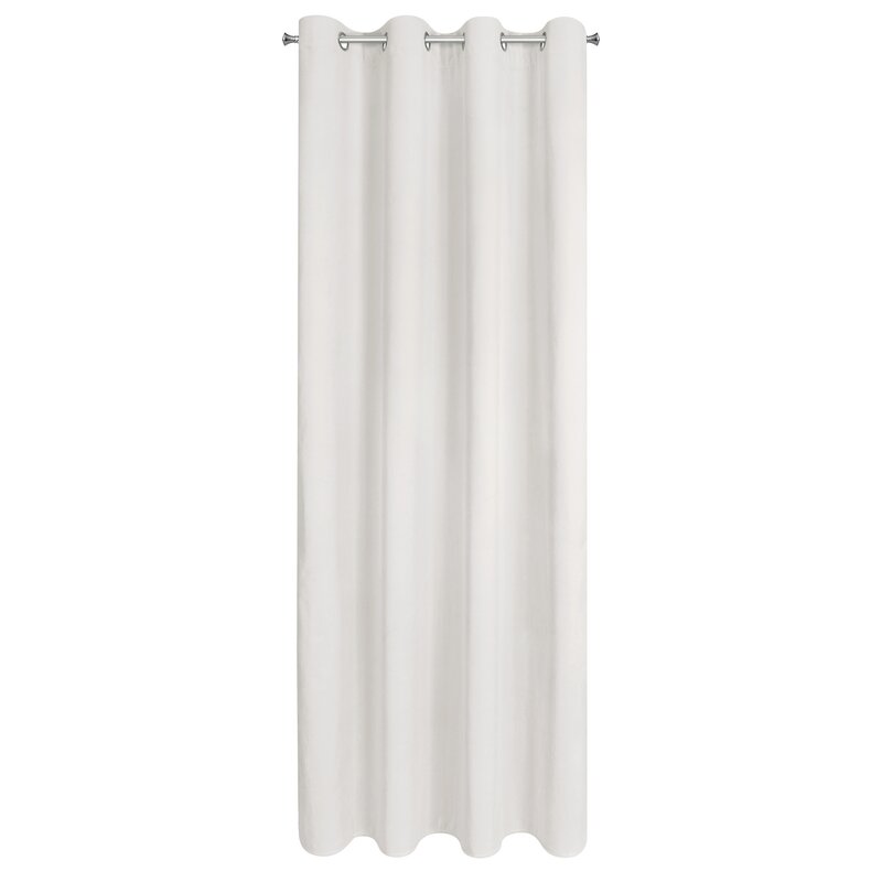 Zasłona gotowa kremowa 140 x 250 cm – zaciemniająca sypialnię