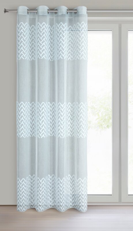 Zasłona gotowa Esteri niebieska 140 x 250 cm – zaciemniająca i stylowa