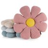 Poszewka ozdobna Flower niebieska fi 37 cm – kwiatowa dekoracja wnętrz
