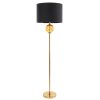 Lampa podłogowa Leti czarna O 36 x 157 cm – tworzy przytulną atmosferę