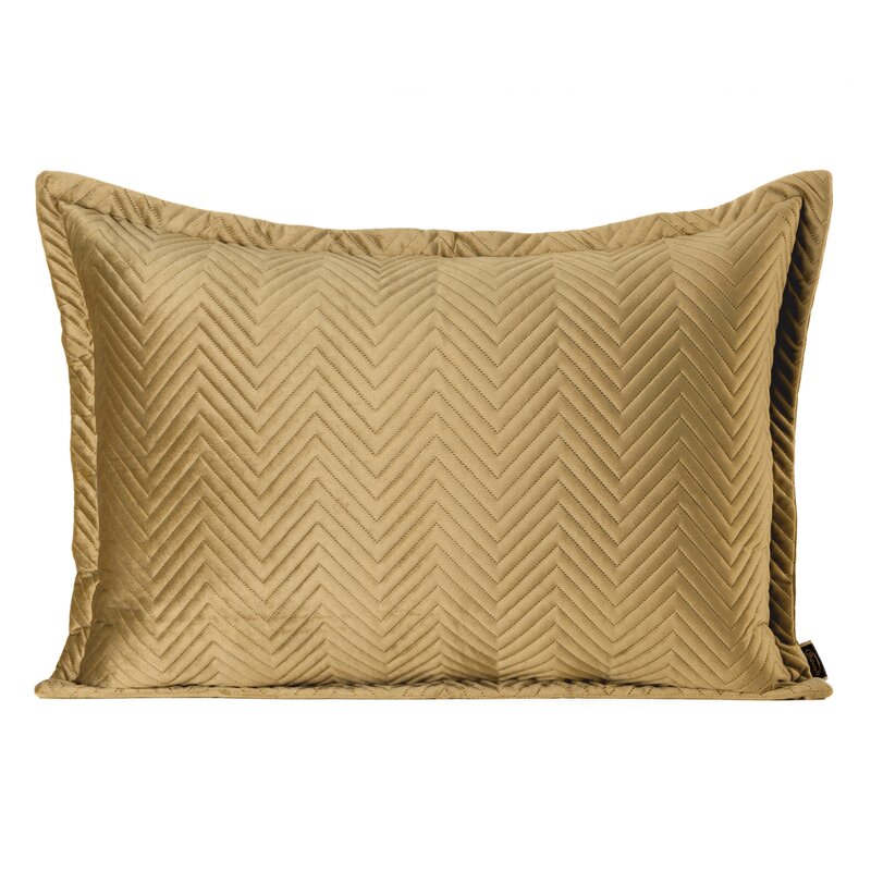 Poszewka velvet miodowa 50 x 70 cm – doda przytulności