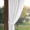 Zasłona gotowa garden2 biała 155 x 240 cm – cień i prywatność