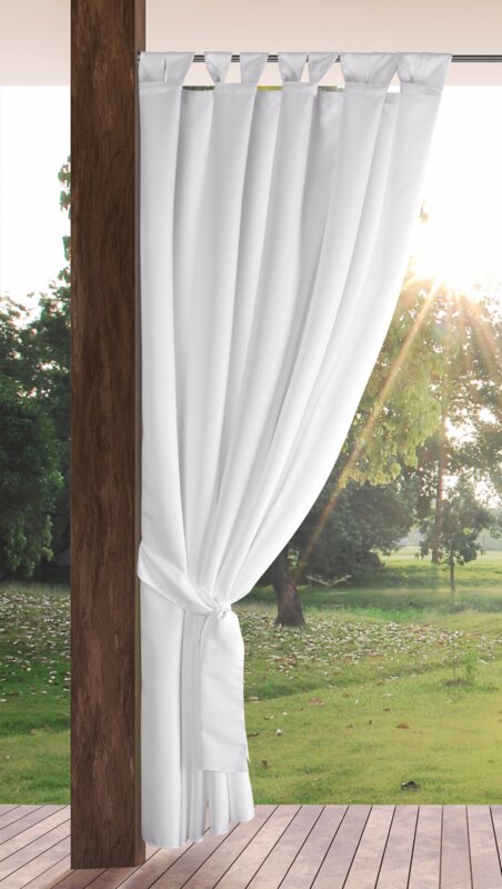 Zasłona gotowa garden2 biała 155 x 240 cm – cień i prywatność