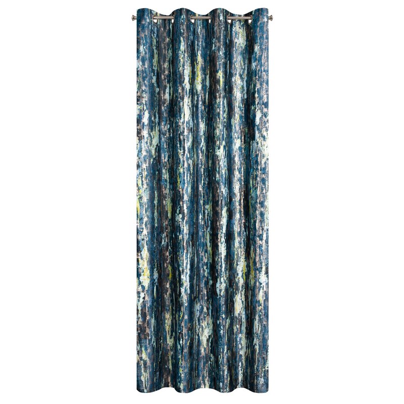 Zasłona gotowa Grace granatowa 140 x 250 cm – zaciemnia pomieszczenie