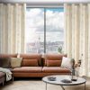 Zasłona gotowa welwetowa ARIA kremowa 135 X 250 CM – subtelny blask