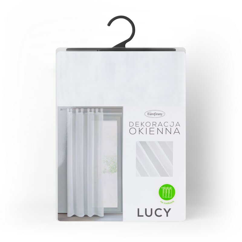 Firana gotowa Lucy biała 140 x 250 cm – rozproszone światło