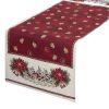 Obrus świąteczny czerwony 40x100 cm – wprowadzi nastrój