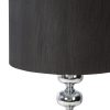 Lampa stołowa NIKI srebrna O 36 x 61 cm – subtelne światło