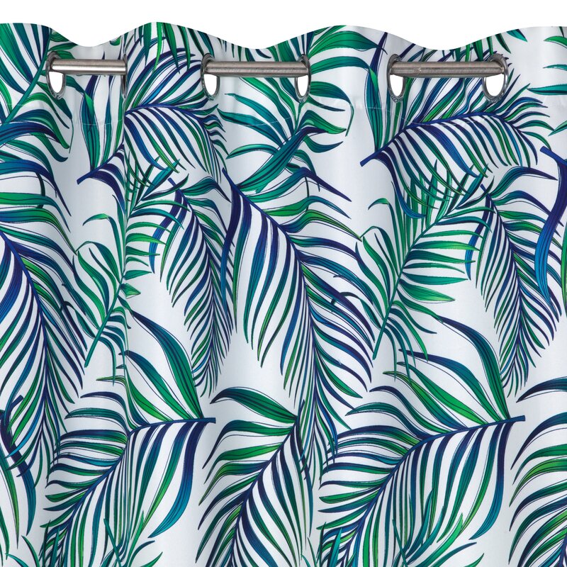 Zasłona gotowa Palms biała 140 x 250 cm – wprowadza świeżość