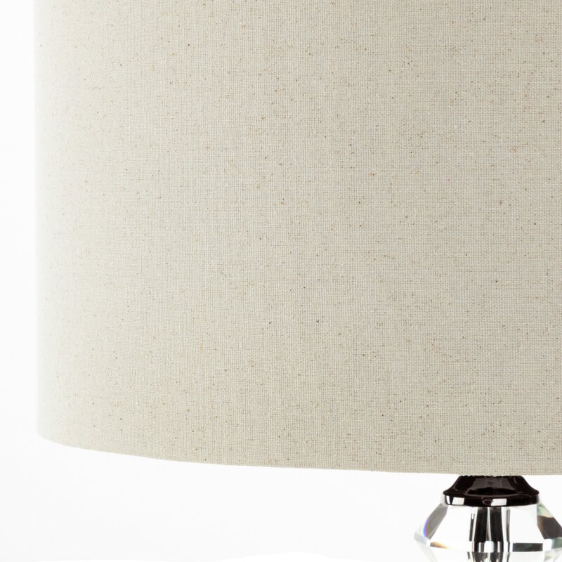 Lampa stołowa Sandi beżowa 41 x 63 cm – wprowadza przytulny nastrój