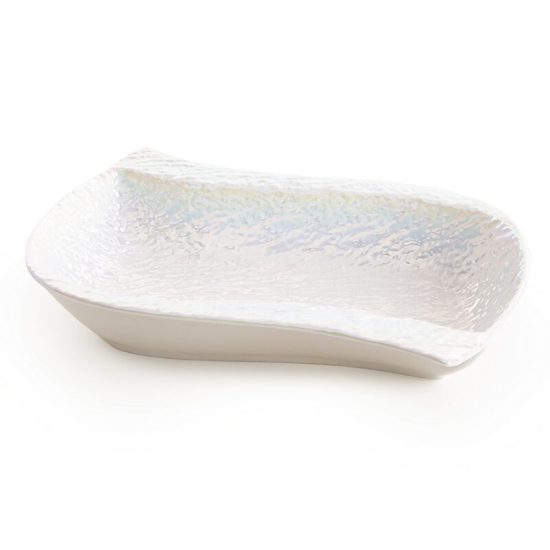 Misa dekoracyjna Nina perłowa 26 x 18 x 5 cm – doda blasku wnętrzu