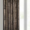 Zasłona gotowa welwetowa czarna 140 x 250 cm – zaciemnienie sypialni