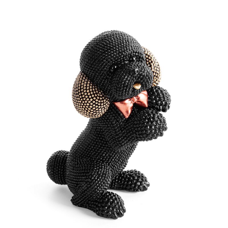 Figurka ceramiczna ELDO czarna 10 X 7 X 15 cm – dodaje charakteru