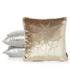 Poszewka welwetowa Royal 8 ciemnobeżowa 45 x 45 cm – dodaje blasku wnętrzu