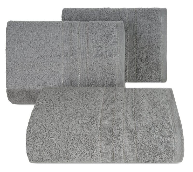 Ręcznik Lurex Gala srebrny 30 x 50 cm – miękki i stylowy