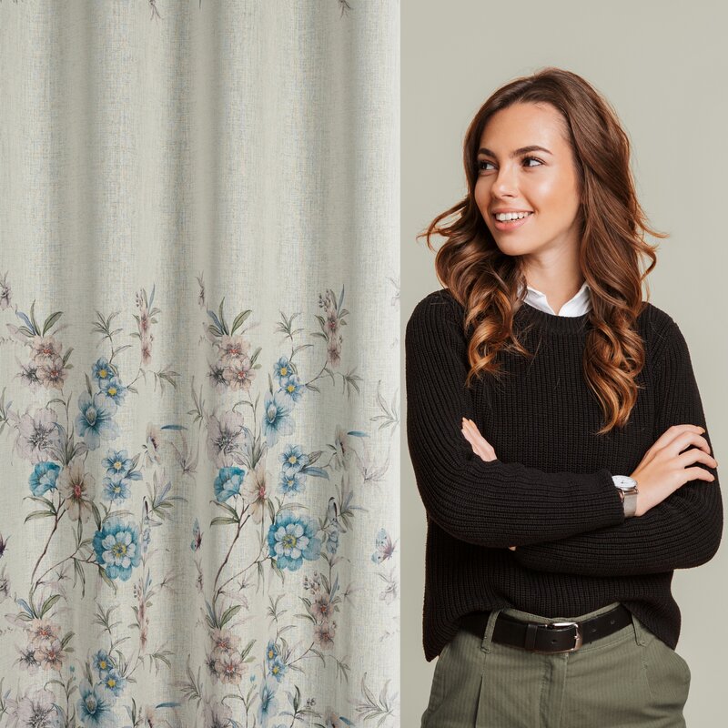 Zasłona gotowa Ivy naturalna 140 x 250 cm – subtelnie filtruje światło