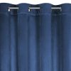 Zasłona gotowa Carli granatowa 140 x 250 cm – doda elegancji