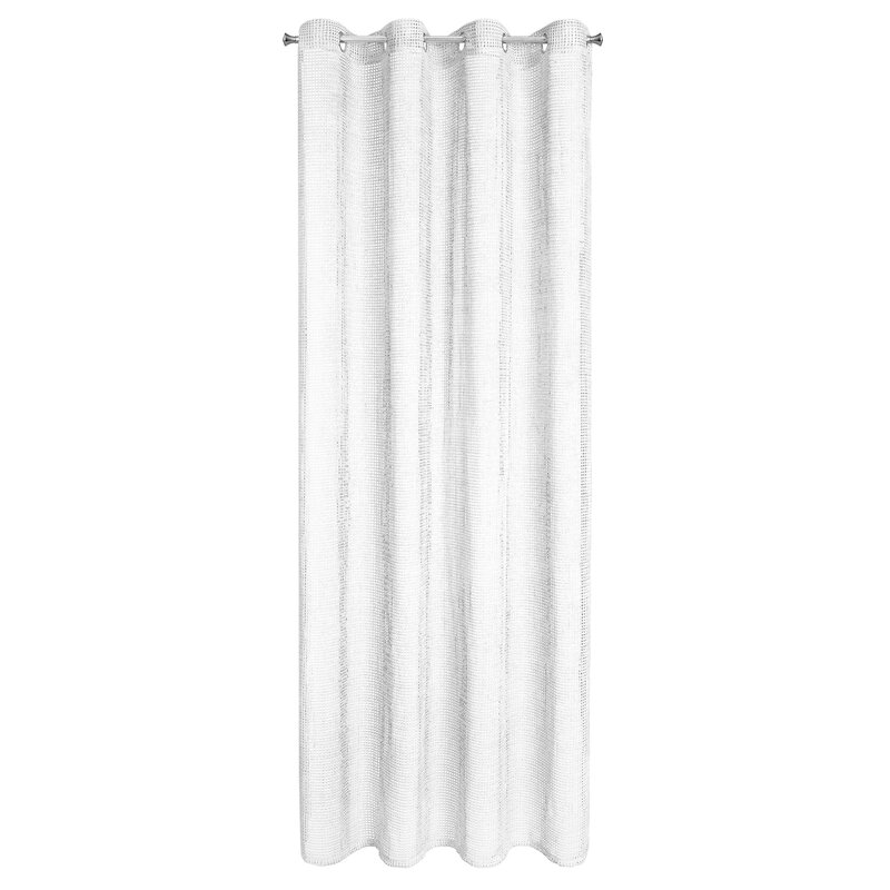 Zasłona gotowa Neli biała 140 x 250 cm – przepuszcza światło