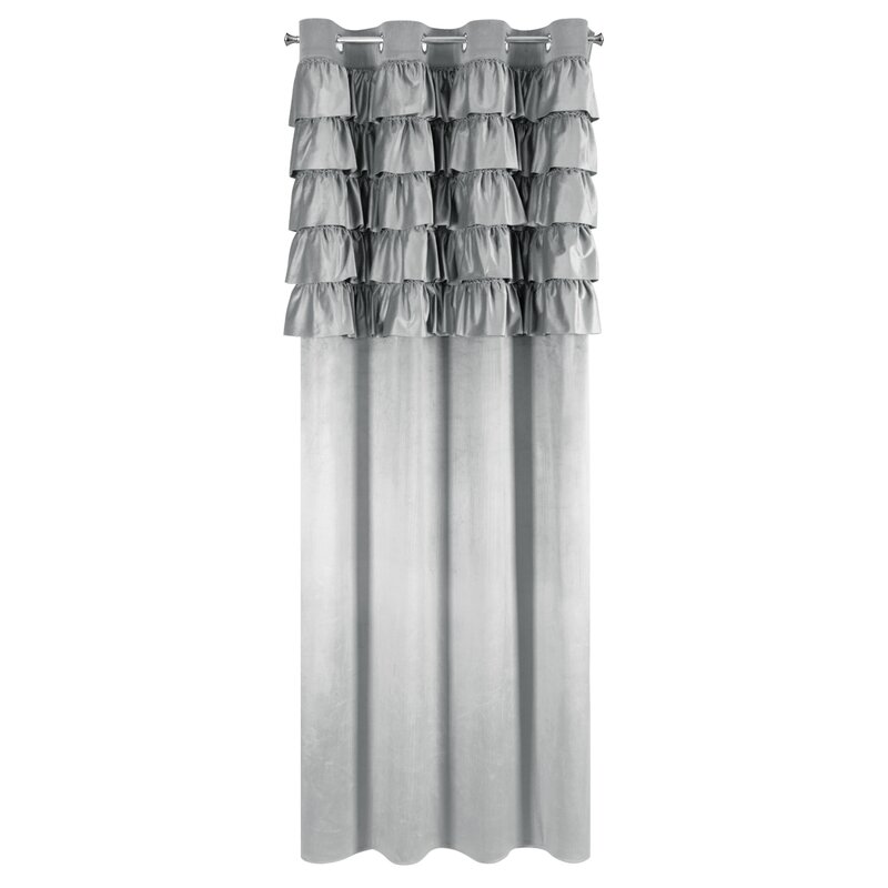Zasłona gotowa Aura srebrna 140 x 250 cm – dodaje przytulności