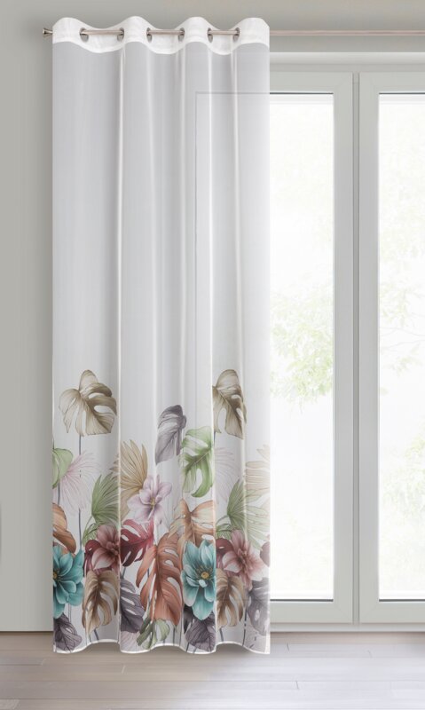 ZASŁONA GOTOWA NIKOLA 140 X 250 CM BIAŁY