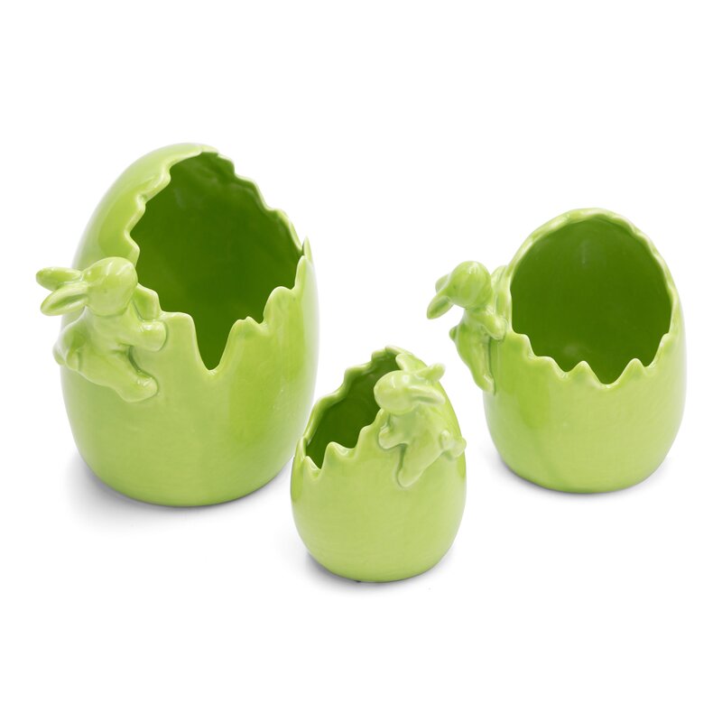 Figurka wielkanocna WI/C/FIG zielona 12x10x11 – idealna dekoracja świąteczna