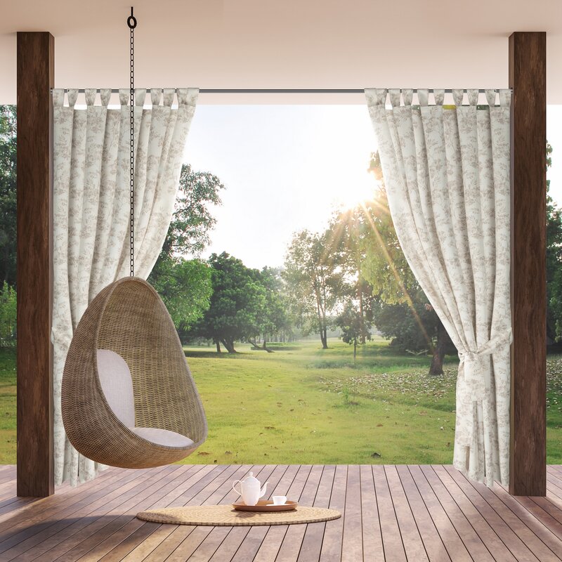 Zasłona gotowa Garden kremowa 155 x 200 cm – ochrona przed słońcem