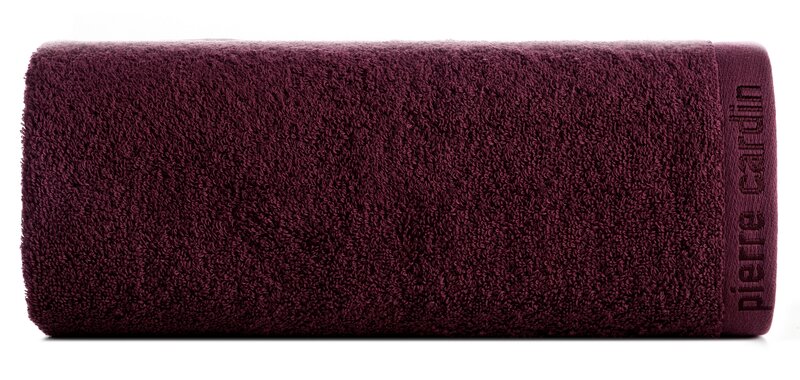 Ręcznik Pierre Cardin EVI burgundowy 30 X 50 cm – z miękkiej bawełny