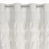 Zasłona gotowa biała 140 x 250 cm – dodaje uroku wnętrzu