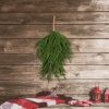 Gałązka świąteczna dekoracyjna 259 zielona 20 X 45 cm – wprowadza świąteczny nastrój