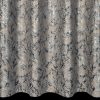 Zasłona gotowa srebrna 140 x 250 cm – zaciemniająca welwet