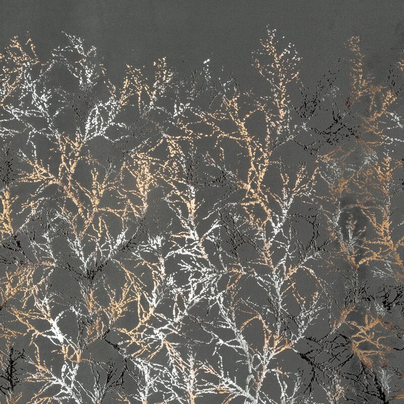 Zasłona gotowa welwet Tori grafitowa 140 x 250 cm – zaciemniająca i stylowa