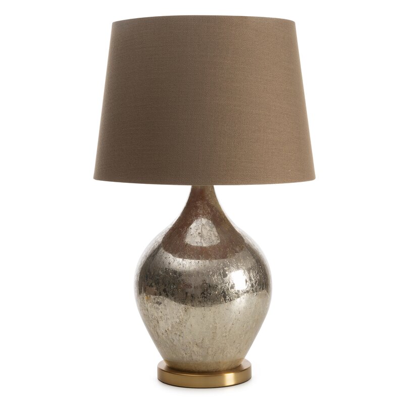 LAMPA RUBY (01) 33 X 28 X 65 CM BEŻOWY