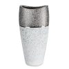 Wazon ceramiczny Milo biały 20 x 14 x 40 cm – na suszone kwiaty