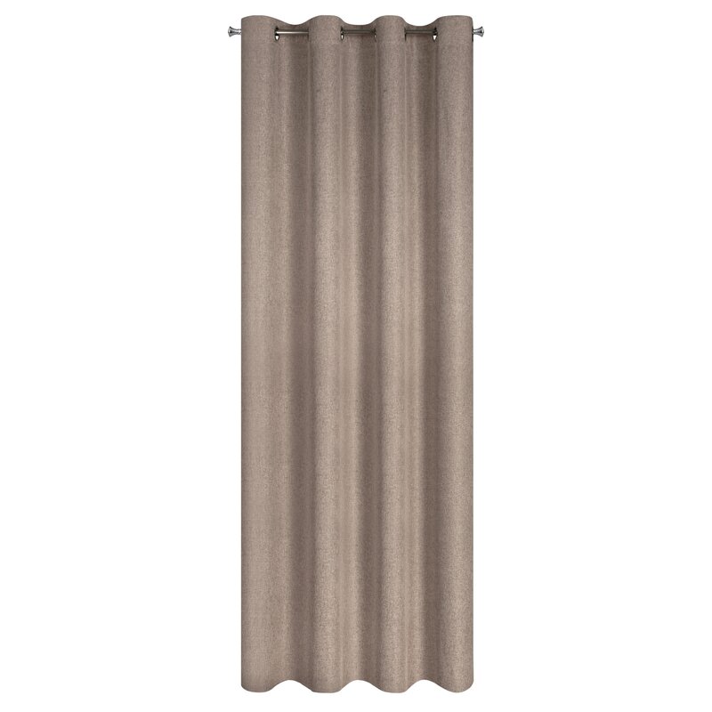 Zasłona gotowa Adelina brązowa 140 X 250 cm – delikatnie filtruje światło